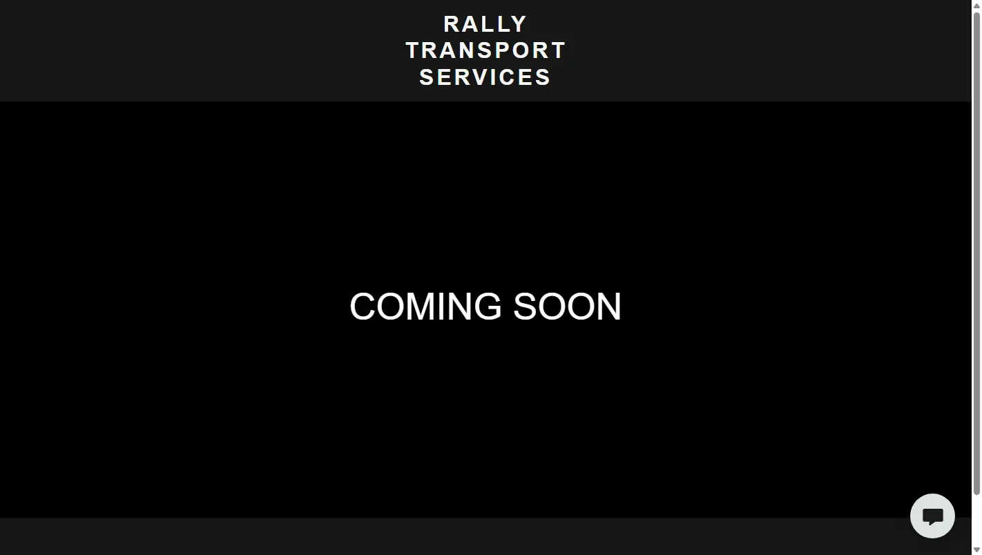 The Rally Transportation Services website before WebsiteTek